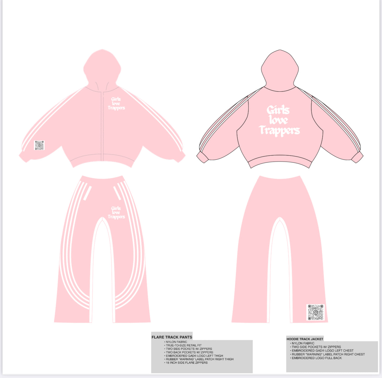 Girls love Trappers Set